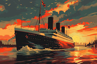 design modern retro vintage travel posters for art deco art