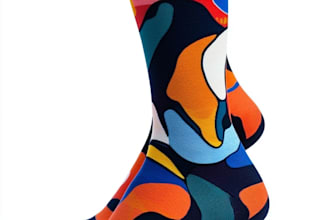 do design modern and unique custom socks