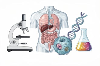 do medical diagram and scientific image illustration