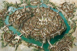 create fantasy game map, rpg, dnd
