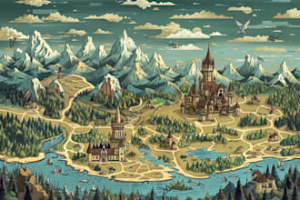 create custom fantasy maps for dnd, ttrpgs, and novels