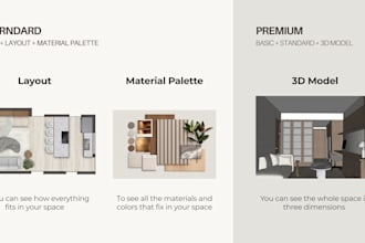 design a beautiful and functional interior for your space