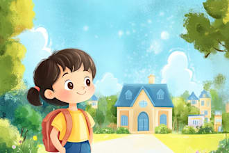 illustrate children story book illustration children story