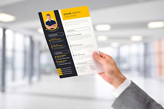 professional resume writing  eye catching CV design in 24 hr
