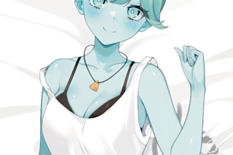 draw dakimakura pillow art