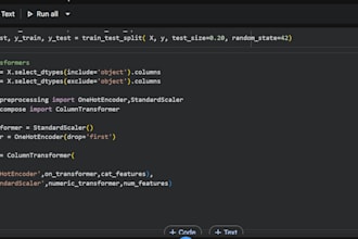 machine learning model development using python