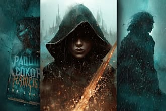 design fantasy, sci fi, horror and dystopian book cover art