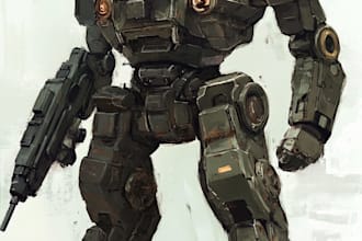 high quality robot, mecha concepts