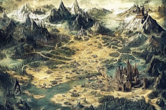 do fantasy map design