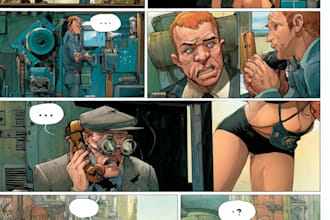 create a unique illustrated comic strip story