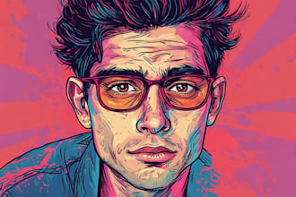 draw awesome wpap pop art portrait