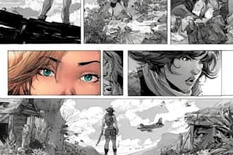 create a unique comic strip for your story