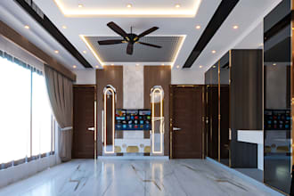 design your room interior with a modern layout and color palette