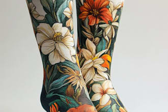 unique socks design and custom socks design