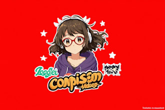 create cartoon chibi logo for vtuber design