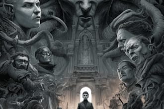 make a dark horror and fantasy horror character