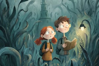 design professional children book illustrations