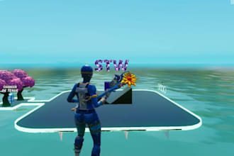 create fortnite uefn map, rpg map, zonewar, 1v1, tycoon map, squid game map, 4v4