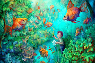 create professional travel theme children book illustration