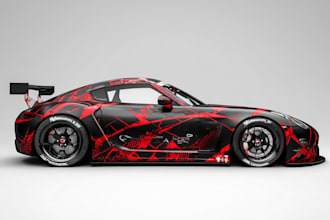 design car wrap and vector wrap, any vehicle wrap