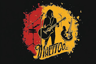 design your music band or dj logo