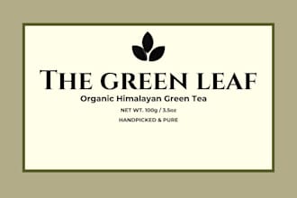design minimalist product labels and luxury packaging