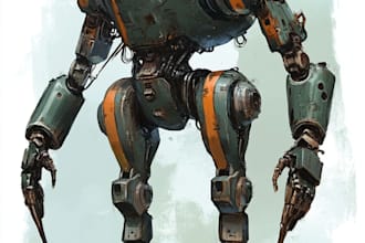 draw high quality mecha concepts