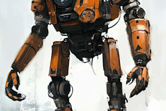 draw high quality robot,  concepts