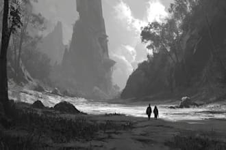 create environment concept art