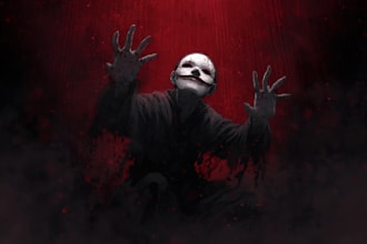 make a dark horror and fantasy horror character