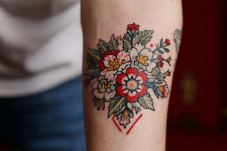 make a traditional or neo traditional oldschool tattoo