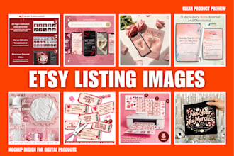 design high converting etsy listing images for digital products sellers