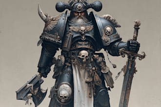 draw your warhammer 40k oc in high detail