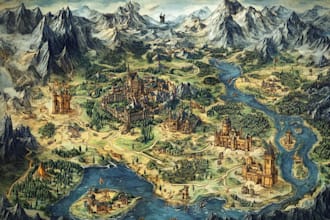 draw a professional fantasy map for your novel