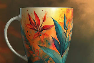 design awesome custom mug design