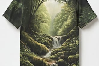 do distressed, retro vintage logo and outdoor tshirt design