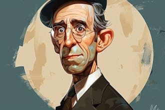 do cartoon caricature for you