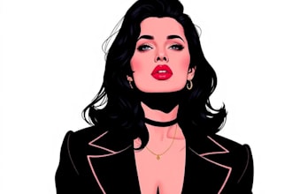 convert your photo into patrick nagel art