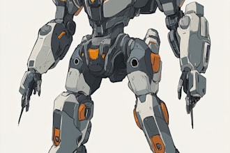 high quality robot, mecha concepts