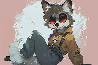 draw art of you furry characters