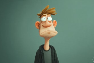 make your cartoon character