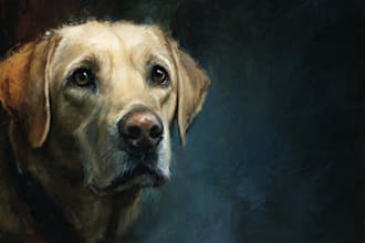 paint stunning pet portrait