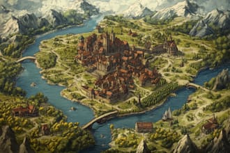 design custom dnd battle maps fantasy maps rpg maps