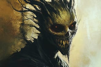 design a terrifying and original horror character