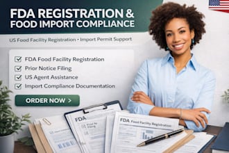 fda registration and import permit issuance for food products in USA