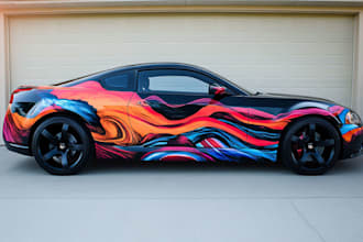 professional vehicle wrap design, car wrap