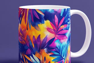 design awesome custom mug design