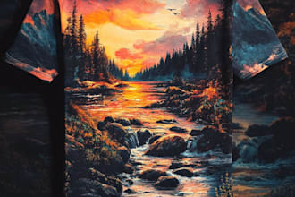 sublimated t shirt design