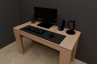 create realistic 3d interior renders for your airbnb or hotel or any room