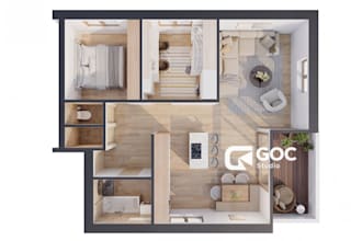 create detailed 3d floor plan rendering from your 2d drawings